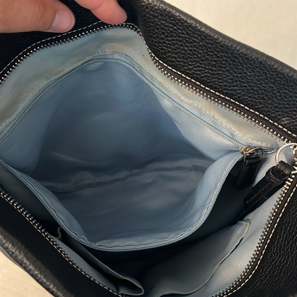 COACH F15064 PEBBLE LEATHER BAG BLACK - Picture 13 of 16